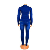 American African Women'Women's Jeans European and American African Women's Jeans Suit